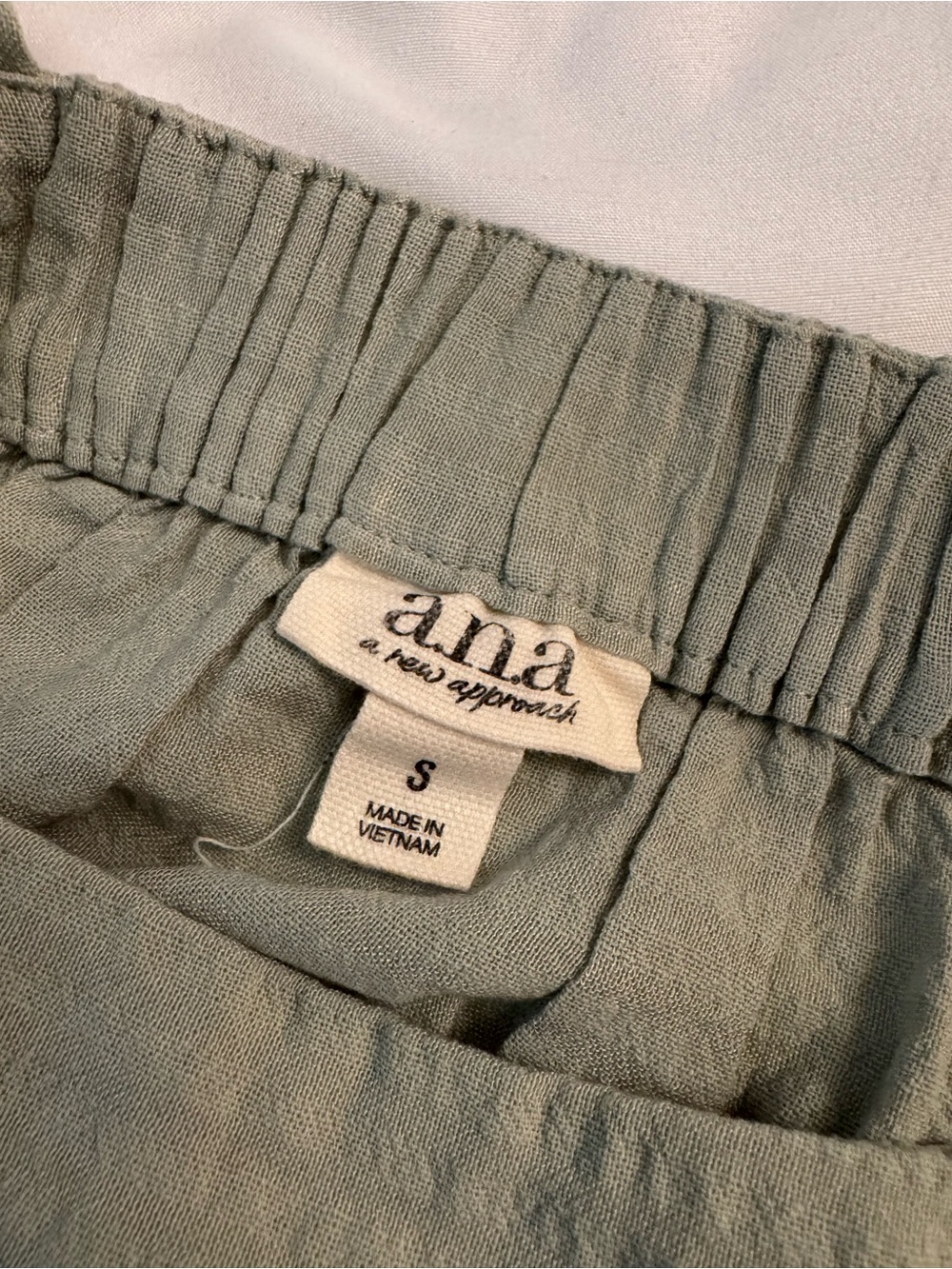 a.n.a Sage Green Tie-Shoulder Camisole - Picture 3 of 3